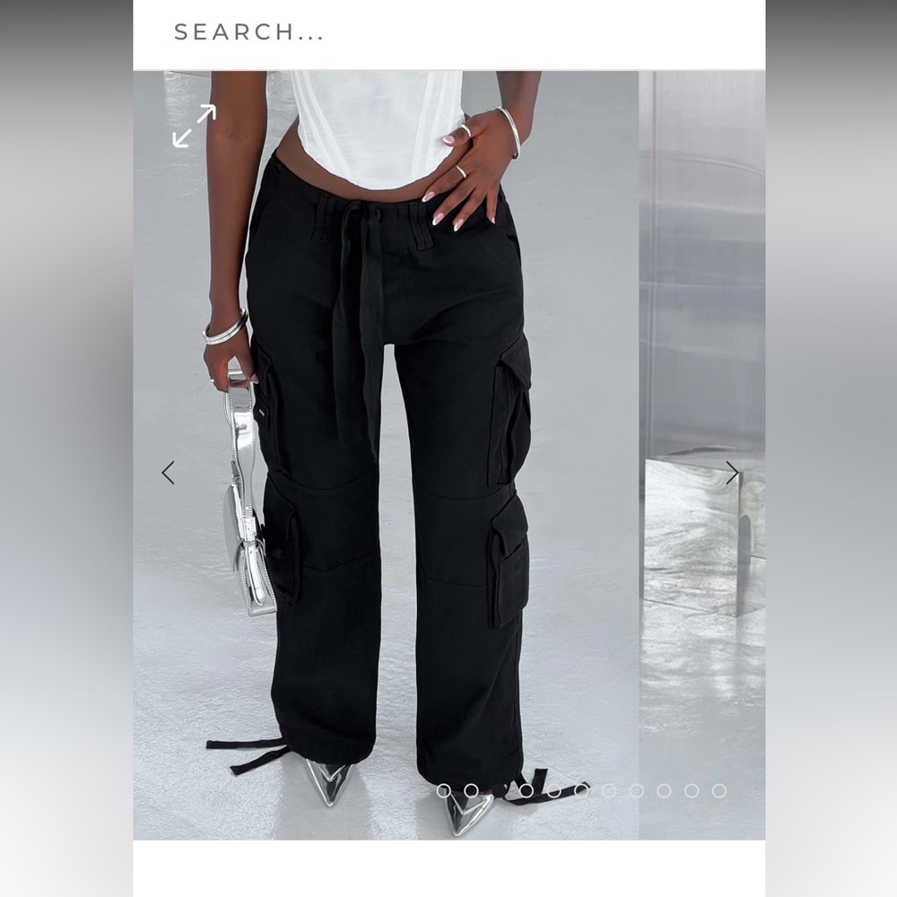 Black Cargo Pants